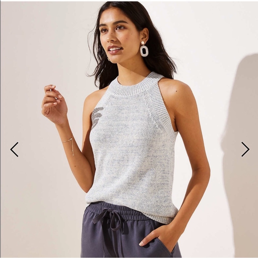 LOFT sweater tank Knit Halter Top
